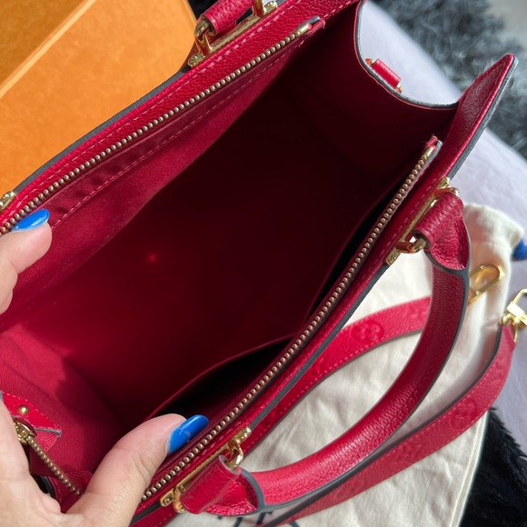 Monogram Sully PM Red Handbag - Picture 3 of 9